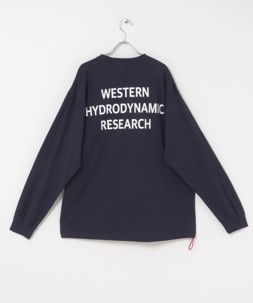 THE GOODLAND MARKET（ザグッドランドマーケット）の「Western Hydrodynamic Research　WORKER LS TEE（Tシャツ/カットソー・メンズ・WhiteNavy/NavyWhite・L/XL）」の12枚目の写真