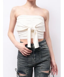 RESEXXY | スリーブツイストベアニット(キャミソール)