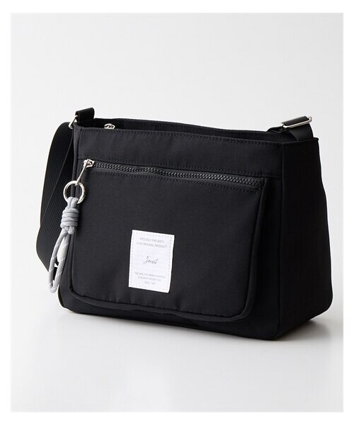 nissen（ニッセン）の「ロープ風チャーム付きスクエアショルダーバッグ（ショルダーバッグ・メンズ・ブラック/ライトベージュ/ブルー/ライトカーキ・Y）」の5枚目の写真