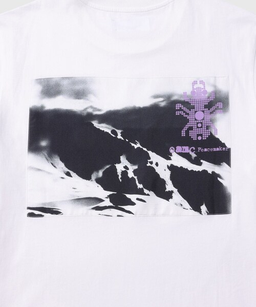 ADAM ET ROPE'(アダムエロペ)の「【OAMC PEACEMAKER/オーエーエムシー ピースメーカー】Pocket Tee Landscape Print(Tシャツ/カットソー・メンズ・ブラック/チャコール/ホワイト・M/S)」の17枚目の写真