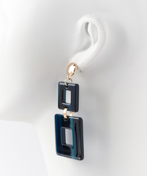 URBAN RESEARCH ROSSO（アーバンリサーチロッソ）の「Toucan Earrings（イヤリング・レディース・CHAMPAGNE/NAVY・-）」の4枚目の写真