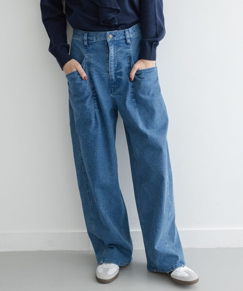 URBAN RESEARCH Sonny Label（アーバンリサーチサニーレーベル）の「カーブポケットデニムパンツ（デニムパンツ・レディース・ブラウン/インディゴ・36/38）」の15枚目の写真