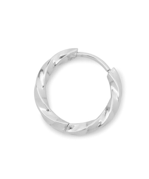 ROPE' PICNIC(ロペピクニック)の「ステンレスカット入りフープピアス(ピアス(両耳用)・レディース・ゴールド/シルバー・F)」の7枚目の写真