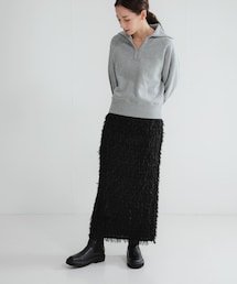 URBAN RESEARCH | フリンジジャガードスカート(スカート)