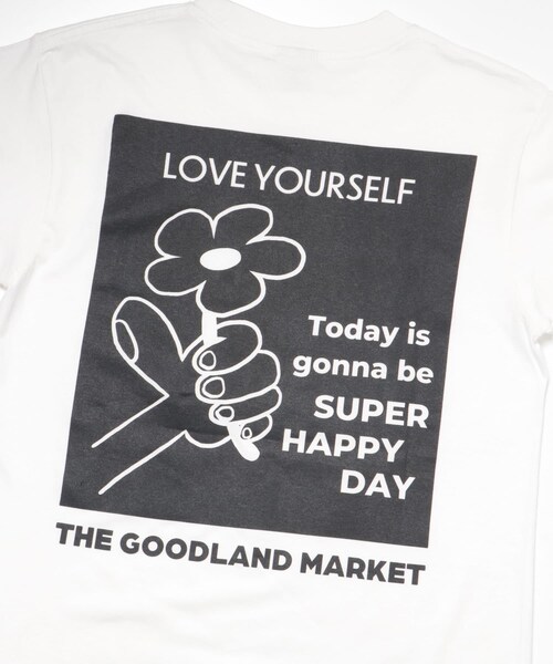 THE GOODLAND MARKET（ザグッドランドマーケット）の「ザ グッドランド マーケット　T-SHIRTS flower（Tシャツ/カットソー・メンズ・black/white/blue・S/M/L）」の20枚目の写真