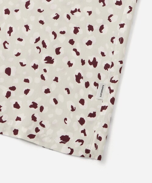 Saturdays NYC（サタデーズ ニューヨークシティ ）の「Canty Leopard SS Shirt（シャツ/ブラウス・レディース・チャコール/ライトグレー・L/M/S/XL）」の21枚目の写真