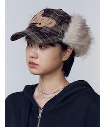 EMODA | フェイクファーイヤーフラップウールキャップ(キャップ)