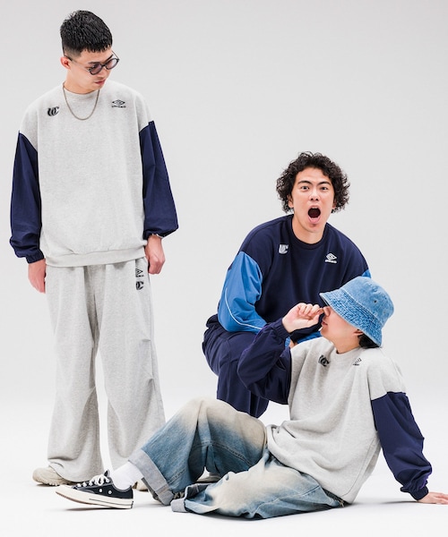 梅田サイファー ×UMBRO×JUNRED】セットアップ対応スウェットプル