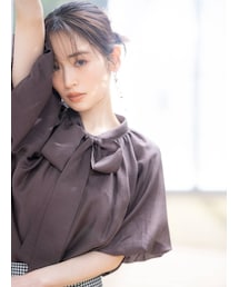 MERCURYDUO | 2WAYボリュームリボンブラウスキャミ付き(シャツ/ブラウス)