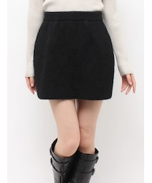 MURUA（ムルーア）の「ニットミニスカート（スカート・レディース）」