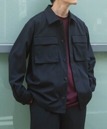 ITEMS URBANRESEARCH | Pinstripe Flyfront Jacket(その他アウター)