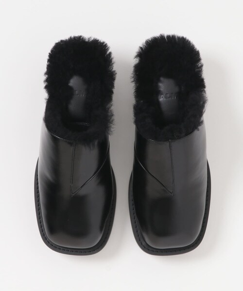 URBAN RESEARCH ROSSO（アーバンリサーチロッソ）の「ALM.　VIVLOS LEATHER MULES（その他シューズ・レディース・FUR BLACK・36/37/38）」の6枚目の写真