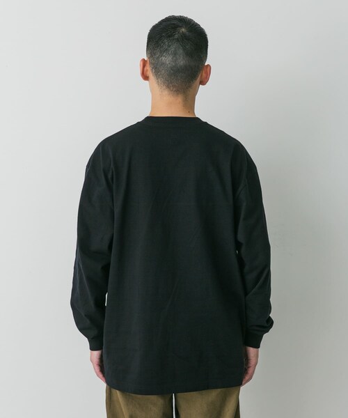 URBAN RESEARCH DOORS(アーバンリサーチドアーズ)の「『別注』HANES×DOORS BEEFY-T DOORS FIT LONG-SLEEVE(Tシャツ/カットソー・メンズ・ホワイト/グレー/ダークグレー/ブラック/ネイビー・M/L/XL/XXL)」の21枚目の写真