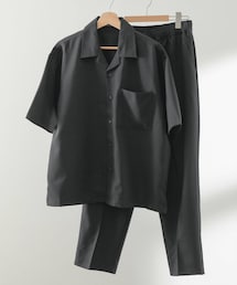 ITEMS URBANRESEARCH | オープンカラーショートスリーブシャツ+センタープレスパンツ セット(セットアップ)