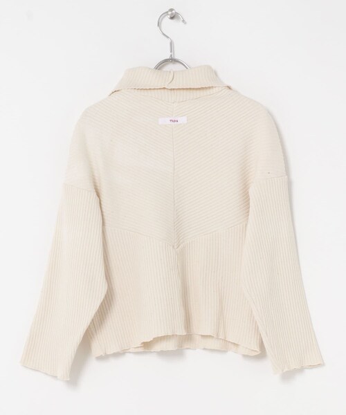 THE GOODLAND MARKET（ザグッドランドマーケット）の「77circa　v shape cutback rib top（ニット/セーター・レディース・PURPLE1/PURPLE2/PURPLE3・one）」の10枚目の写真