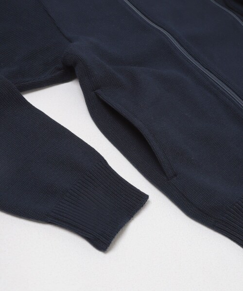 URBAN RESEARCH(アーバンリサーチ)の「COGNOMEN W.ADJUSTABLE KNIT TRACK JACKET(ニット/セーター・レディース・NAVY/GREY・M)」の8枚目の写真