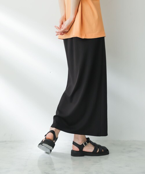 SENSE OF PLACE by URBAN RESEARCH（センスオブプレイスバイアーバンリサーチ）の「スリットペンシルスカート（スカート・レディース・GREIGE/BLACK/BROWN・S/M）」の7枚目の写真