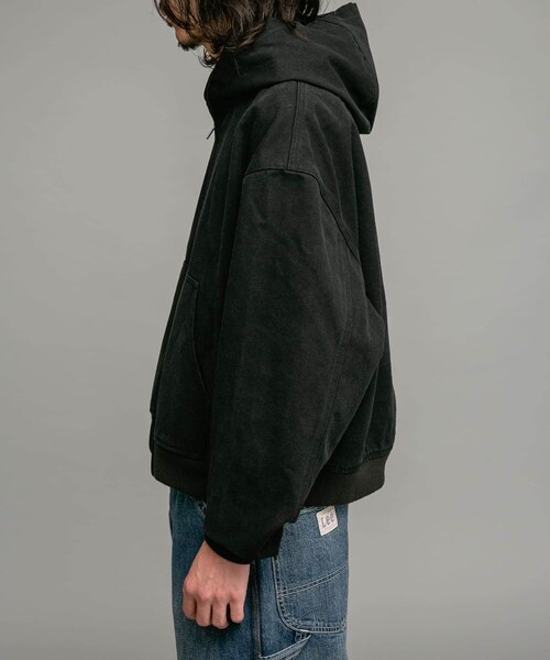 URBAN RESEARCH Sonny Label（アーバンリサーチサニーレーベル）の「ダックフーデッドショートブルゾン（ブルゾン・メンズ・キャメル/ブラック・M/L）」の6枚目の写真