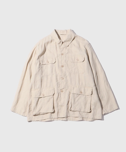 ADAM ET ROPE'(アダムエロペ)の「【KAPTAIN SUNSHINE/キャプテンサンシャイン】Safari Shirt Jacket(その他アウター・メンズ・ブラック/キナリ・2/3/4)」の7枚目の写真