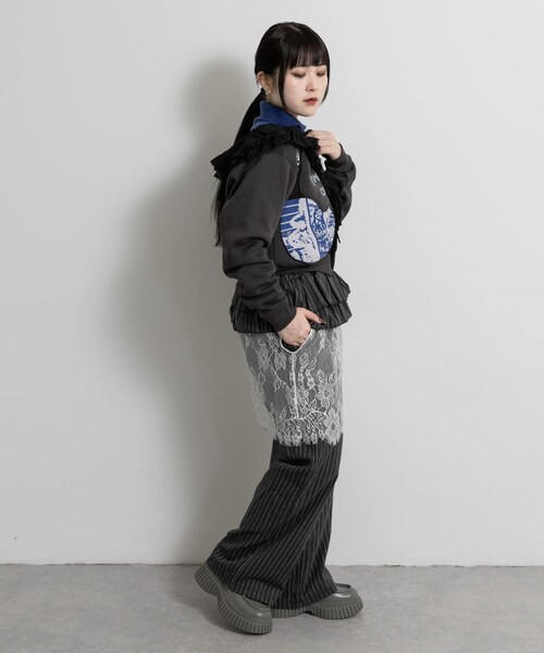THE GOODLAND MARKET（ザグッドランドマーケット）の「old honey　49°C pants（その他パンツ・レディース・02black/01D.gray・FREE）」の20枚目の写真