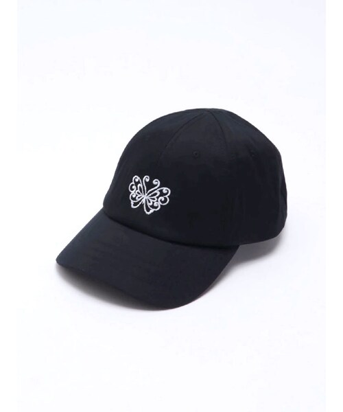 RUNWAY channel SELECTION(ランウェイチャンネルセレクション)の「【ANNA SUI】バタフライ刺繍キャップ(キャップ・レディース・オフホワイト/ブラック/パープル/ラベンダー/ベージュ・F)」の4枚目の写真