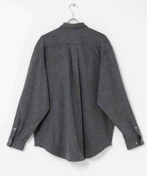 URBAN RESEARCH(アーバンリサーチ)の「THE DAY WOOL FRAISE SHIRT JACKET(テーラードジャケット・メンズ・BLACK/GRAY・2/3)」の10枚目の写真