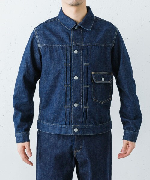 URBAN RESEARCH（アーバンリサーチ）の「Scye　SELVEDGE DENIM JACKET T-1（デニムジャケット・メンズ・インディゴ・36/38/40）」の6枚目の写真