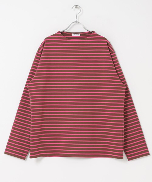 URBAN RESEARCH DOORS(アーバンリサーチドアーズ)の「FORK&SPOON ボートネックボーダー(Tシャツ/カットソー・メンズ・BRN×PNK/GRN×TUQ/YEL×PPL・4/5)」の12枚目の写真
