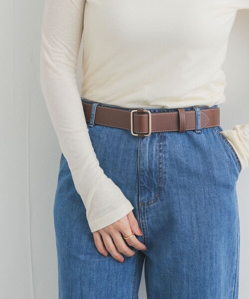 URBAN RESEARCH DOORS（アーバンリサーチドアーズ）の「ステッチベルト（ベルト・レディース・BLACK/BROWN・One）」の9枚目の写真