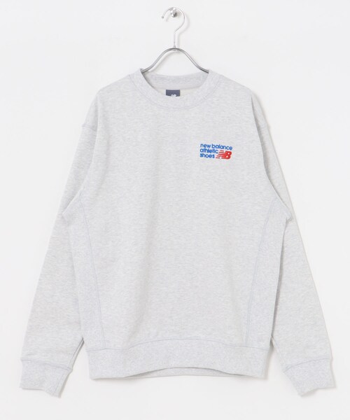 URBAN RESEARCH Sonny Label（アーバンリサーチサニーレーベル）の「NEW BALANCE　プレミアムロゴスウェットクルー（スウェット・メンズ・アッシュヘザー/ブラック/パーマフロスト・M/L/XL）」の15枚目の写真