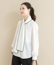 URBAN RESEARCH ROSSO | 『WEB/一部店舗限定』トリミングボウタイブラウス(シャツ/ブラウス)