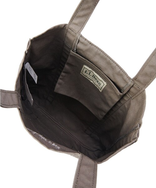 bonjour records(ボンジュールレコーズ)の「L.L.Bean/エル・エル・ビーン record tote bag for bonjor records exclusive(トートバッグ・レディース・チャコール/オレンジ・F)」の17枚目の写真