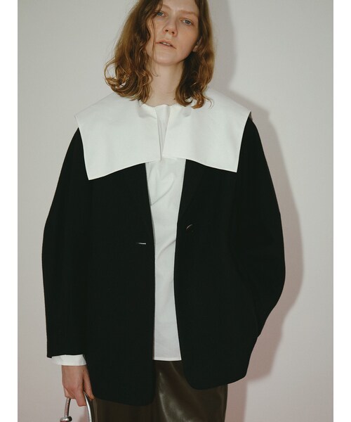 ELENDEEK（エレンディーク）の「SOLID CHESTER CT（チェスターコート・レディース・ネイビー/ベージュ・01/02）」の5枚目の写真