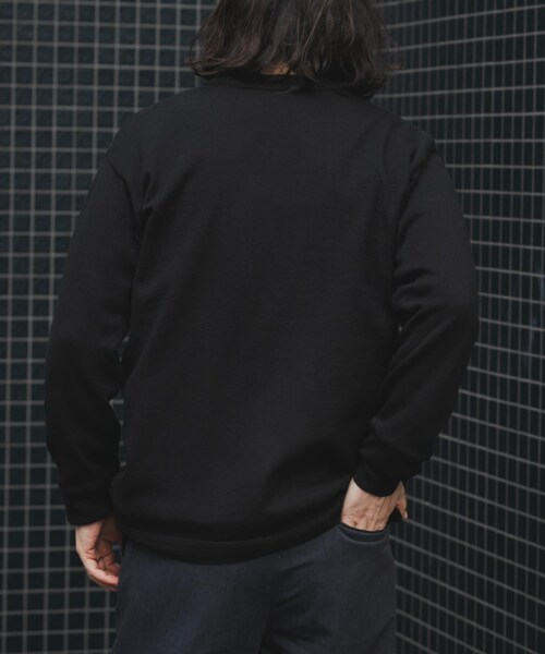 ITEMS URBANRESEARCH（アイテムズ アーバンリサーチ）の「SILK×WOOL MIXニットカーディガン（カーディガン/ボレロ・メンズ・BGD/NVY/BLK・M/L）」の5枚目の写真