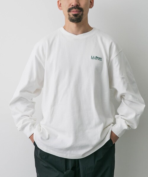URBAN RESEARCH DOORS(アーバンリサーチドアーズ)の「L.L.Bean JAPAN EDITION Union Long-Sleeve T-shirts(Tシャツ/カットソー・メンズ・White/Birch/Navy/Ocean/T Charcoal・M/L/XL)」の10枚目の写真