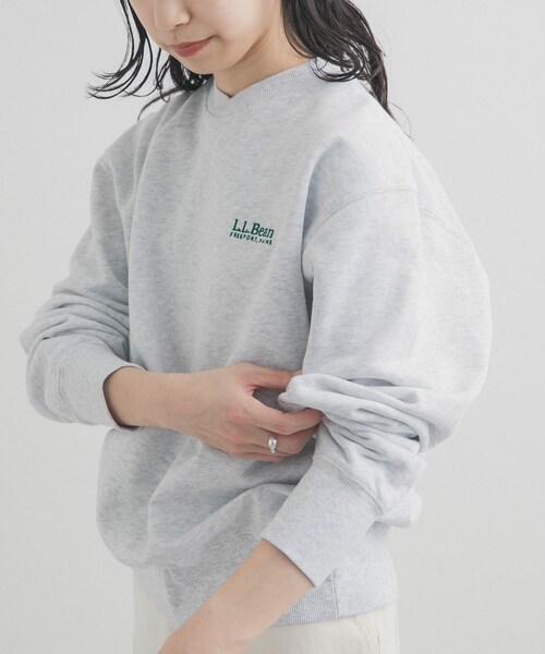 URBAN RESEARCH DOORS(アーバンリサーチドアーズ)の「L.L.Bean JAPAN EDITION CREWNECKSWEATSHIRTS(Tシャツ/カットソー・レディース・ECRU/BIRCH/NAVY/MAGENTA/SLATE BLUE/NIGHT・M)」の16枚目の写真