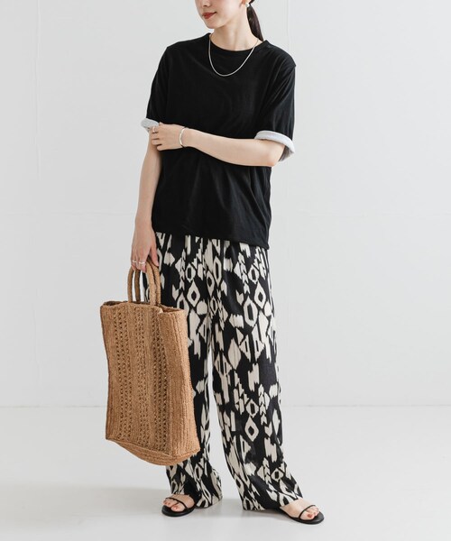 URBAN RESEARCH(アーバンリサーチ)の「リバーシブルTシャツ(Tシャツ/カットソー・レディース・RED×BEIGE/KHAKI×WHT/BLACK×OFF・FREE)」の10枚目の写真