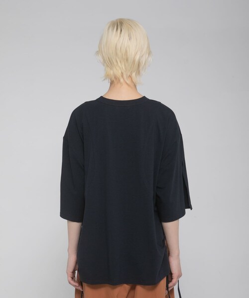 LAATO（ラート）の「shirring over tee（Tシャツ/カットソー・レディース・マロン/ミッドナイト/エッグ・Free）」の18枚目の写真