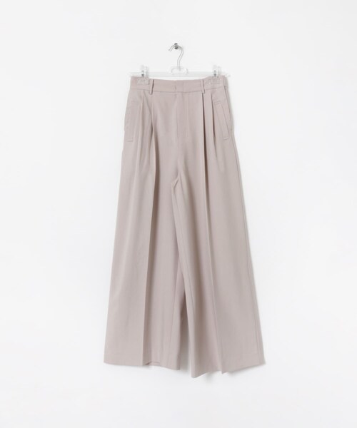 LAATO（ラート）の「straight wide tack pants（その他パンツ・レディース・ミスト/ウォーター・S/M）」の3枚目の写真