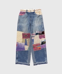 ADAM ET ROPE' | 【Kartik Research/カルティック リサーチ】Manali Patchwork Jeans(デニムパンツ)