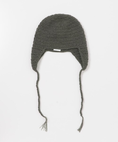 SENSE OF PLACE by URBAN RESEARCH（センスオブプレイスバイアーバンリサーチ）の「イヤーフラップニットキャップ（ニットキャップ/ビーニー・メンズ・IVORY/BLACK/GRAY・one）」の12枚目の写真