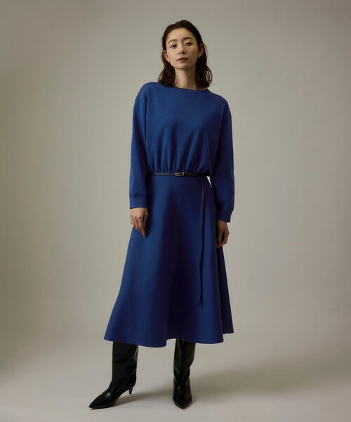 ROPE'(ロペ)の「【J'aDoRe・店舗限定】ニットワンピース【Sサイズフェア対象】(ワンピース・レディース・ブラック/グリーン系/ブルー・S)」の9枚目の写真