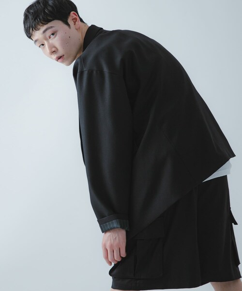 SENSE OF PLACE by URBAN RESEARCH（センスオブプレイスバイアーバンリサーチ）の「『撥水/防花粉』SKINProofダブルテーラードジャケット（テーラードジャケット・メンズ・BLACK/BROWN/BLUE GRAY・M/L）」の8枚目の写真