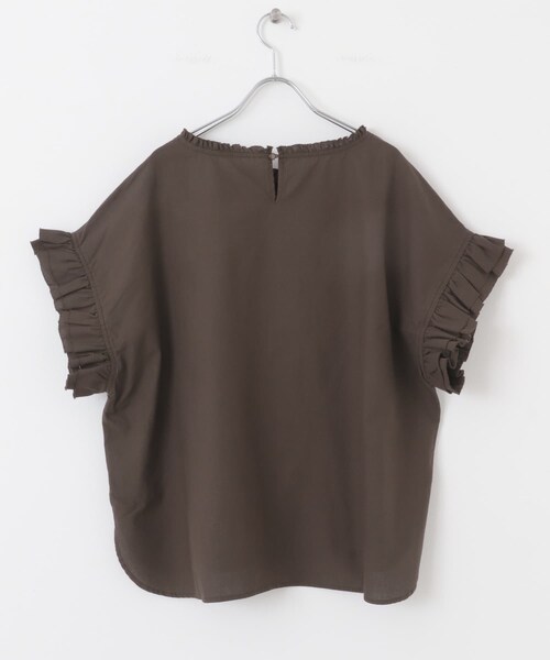 ITEMS URBANRESEARCH(アイテムズ アーバンリサーチ)の「ダブルフリルブラウス(シャツ/ブラウス・レディース・SRP/WHT/BRN・FREE)」の22枚目の写真
