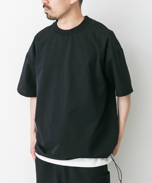 URBAN RESEARCH DOORS(アーバンリサーチドアーズ)の「『別注』Marmot×DOORS DotAir drawstring T-shirts(Tシャツ/カットソー・メンズ・BLACK/CHARCOAL/BEIGE・M/L/XL)」の9枚目の写真
