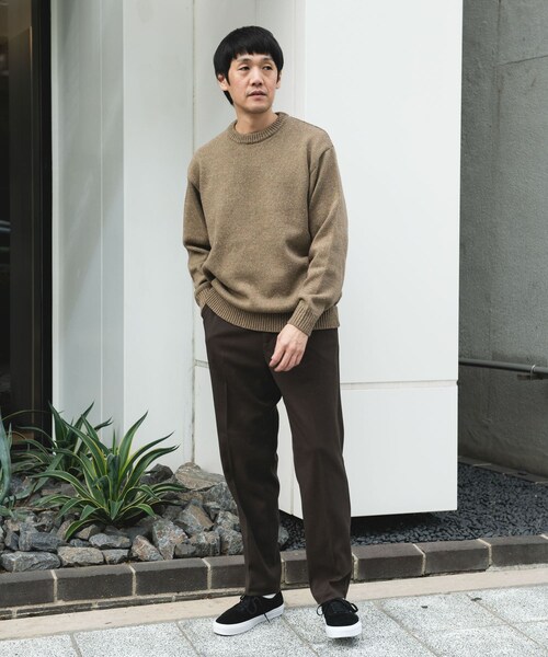 URBAN RESEARCH DOORS（アーバンリサーチドアーズ）の「ウールライクテーパードトラウザー（その他パンツ・メンズ・GREIGE/BROWN/BLACK・S/M/L）」の22枚目の写真