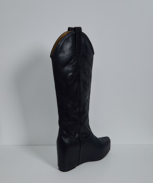 ADAM ET ROPE'(アダムエロペ)の「【J'aDoRe・店舗限定】【TANAKA(タナカ)】WESTERN LONG BOOTS(ブーツ・レディース・ブラック・23.5/24.5/25.5)」の11枚目の写真