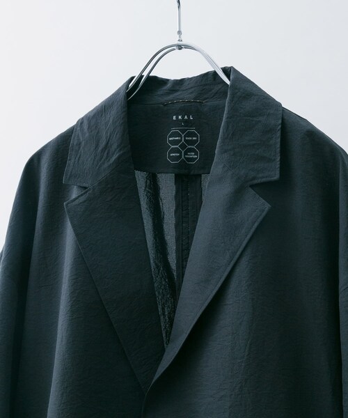 EKAL(エカル)の「『吸水速乾/通気性/軽量』DOT AIR JACKET(テーラードジャケット・メンズ・ネイビー/ブラウン/ブラック・M/L)」の7枚目の写真