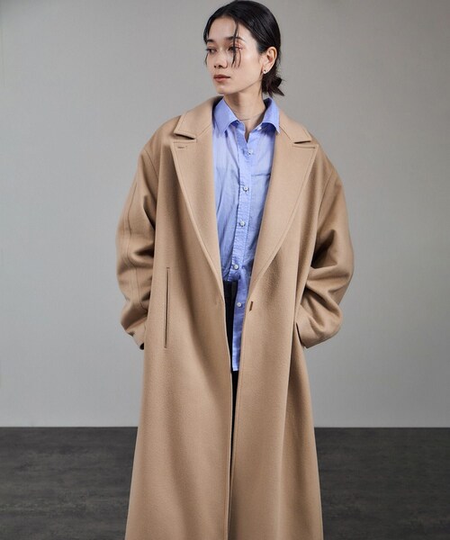 ピュアカシミヤナロートレンチコート