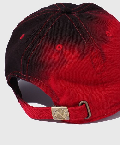 ADAM ET ROPE'（アダムエロペ）の「【LIBRIO MENDONCA/リブリオ メンドンサ】BLACK DYED LM CAP（キャップ・メンズ・ブルー/レッド・F）」の8枚目の写真